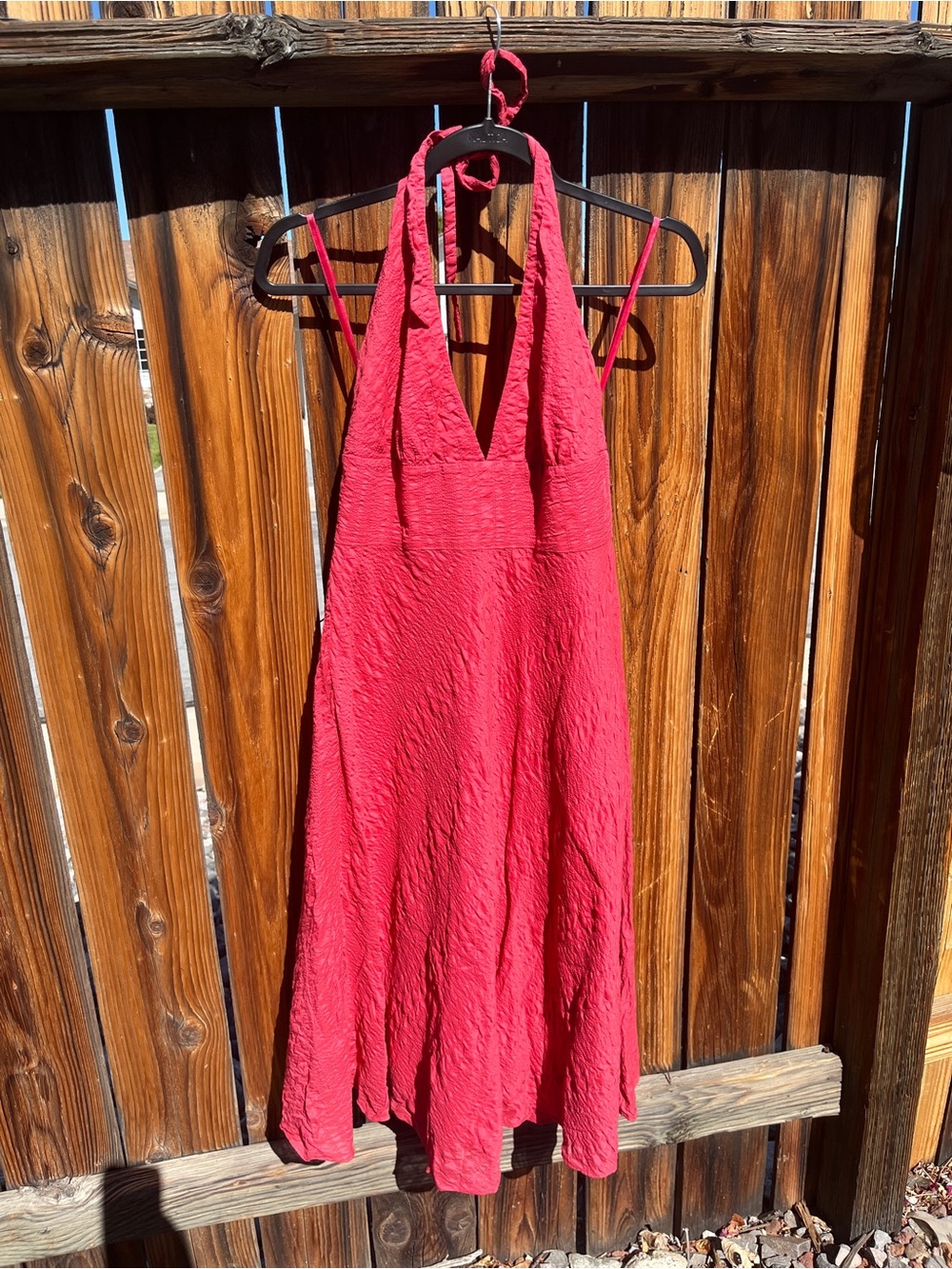 J. Crew Pink Halter Dress